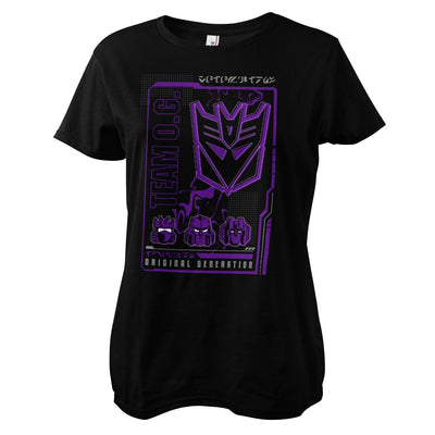 Transformers - Decepticon Original Generation Women T-Shirt (Black)