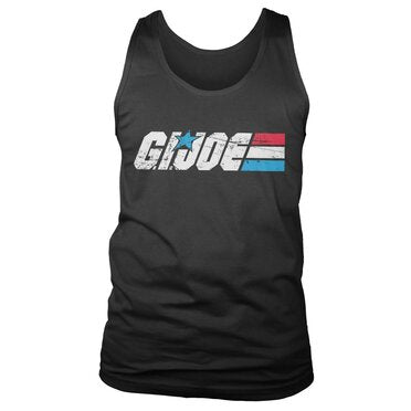 G.I. Joe - Washed Logo Mens Tank Top Vest (Black)