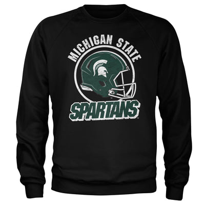 Michigan State University - Spartans Helmet Sweatshirt (Black)