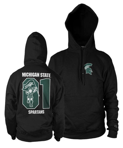 Michigan State University - Spartans 01 Mascot Hoodie (Black)