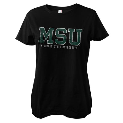 Michigan State University - MSU - Michigan State Univers Women T-Shirt (Black)