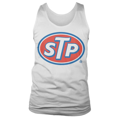 STP - Classic Logo Mens Tank Top Vest (White)