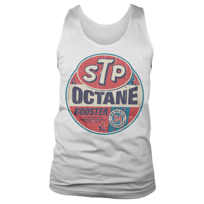 STP - Octane Booster Mens Tank Top Vest (White)
