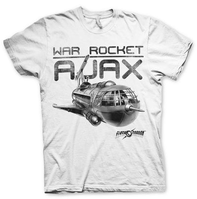Flash Gordon - War Rocket Ajax Mens T-Shirt (White)