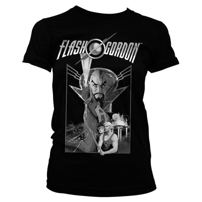 Flash Gordon - Vintage Poster Women T-Shirt (Black)
