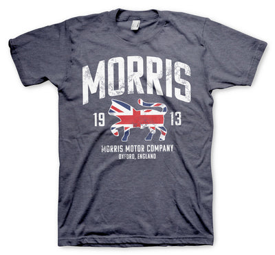 Morris - Motor Company Mens T-Shirt (Navy-Heather)