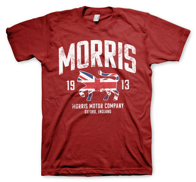 Morris - Motor Company Mens T-Shirt (Tango-Red)