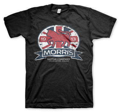 Morris - Motor Co. England Big & Tall Mens T-Shirt (Black)