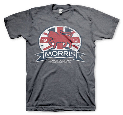 Morris - Motor Co. England Mens T-Shirt (Dark-Heather)