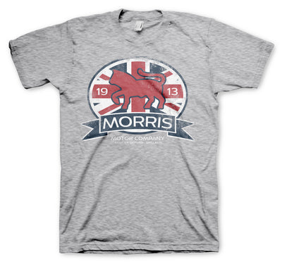Morris - Motor Co. England Mens T-Shirt (Heather Grey)