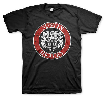 Austin Healey - Distressed Mens T-Shirt (Black)