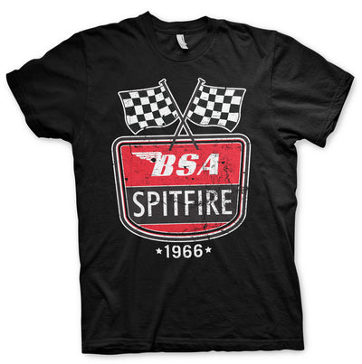 BSA - Spitfire 1966 Big & Tall Mens T-Shirt (Black)