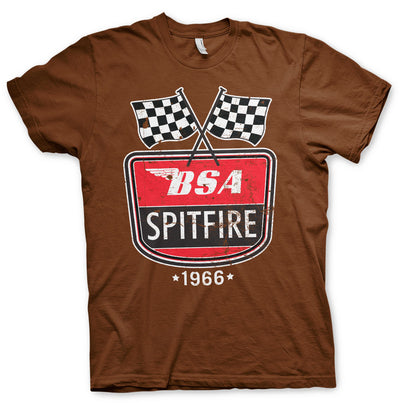 BSA - Spitfire 1966 Mens T-Shirt (Brown)