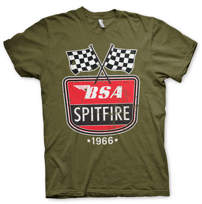 BSA - Spitfire 1966 Mens T-Shirt (Olive)