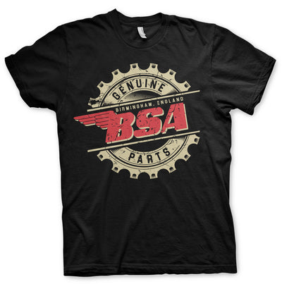 BSA - B.S.A. Genuine Parts Big & Tall Mens T-Shirt (Black)