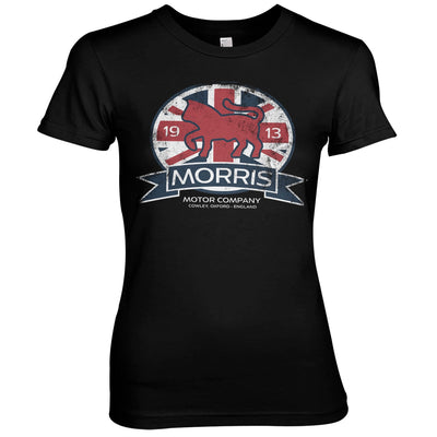 Morris - Motor Co. England Women T-Shirt (Black)