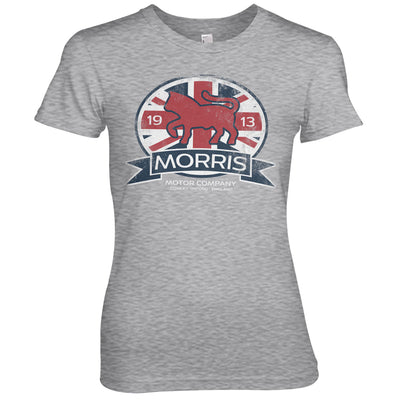 Morris - Motor Co. England Women T-Shirt (Heather Grey)