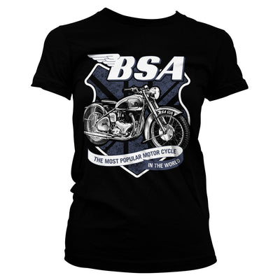 BSA - B.S.A. 650 Shield Women T-Shirt (Black)