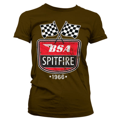 BSA - Spitfire 1966 Women T-Shirt (Brown)
