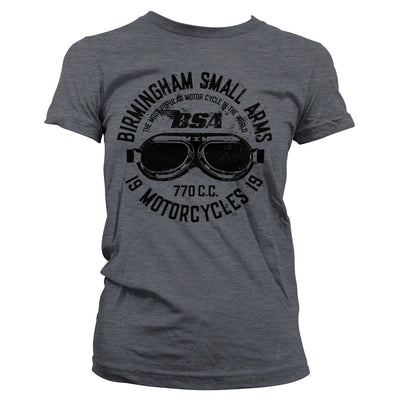 BSA - Birmingham Small Arms Goggles Women T-Shirt (Dark-Heather)