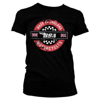 BSA - B.S.A. - Made In England Women T-Shirt (Black)