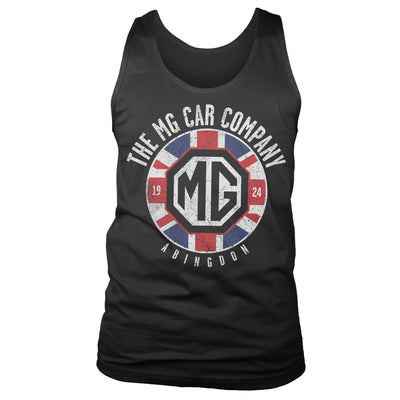 MG - The M.G. Car Company 1924 Mens Tank Top Vest (Black)