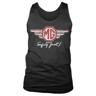 MG - M.G. Wings Mens Tank Top Vest (Black)