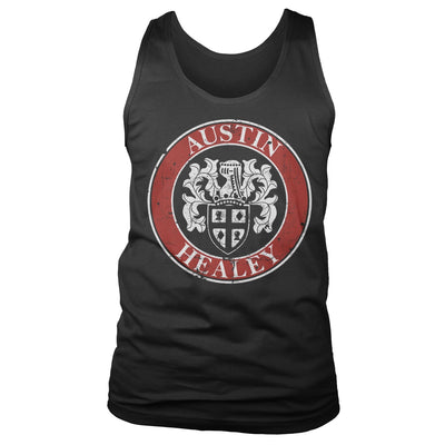 Austin Healey - Distressed Mens Tank Top Vest (Black)