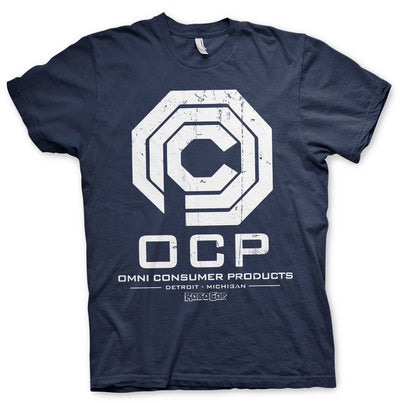 Robocop - Omni Consumer Products Mens T-Shirt (Navy)