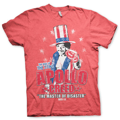 Rocky - Apollo Creed Mens T-Shirt (Red-Heather)