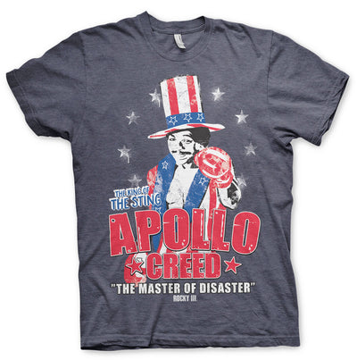 Rocky - Apollo Creed Mens T-Shirt (Navy-Heather)
