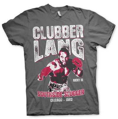Rocky - Clubber Lang Mens T-Shirt (Dark Grey)