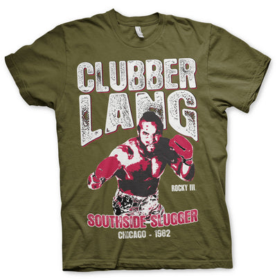 Rocky - Clubber Lang Mens T-Shirt (Olive)
