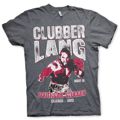 Rocky - Clubber Lang Mens T-Shirt (Dark-Heather)