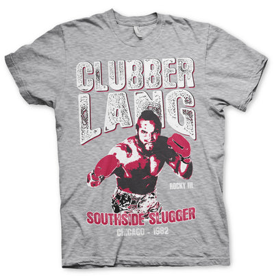 Rocky - Clubber Lang Mens T-Shirt (Heather Grey)
