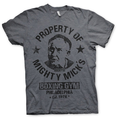 Rocky - Mighty Mick's Gym Mens T-Shirt (Dark-Heather)