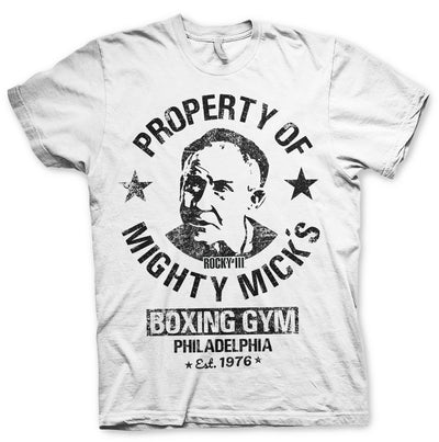 Rocky - Mighty Mick's Gym Mens T-Shirt (White)