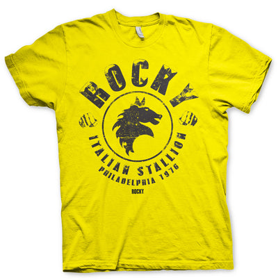 Rocky - Italian Stallion Mens T-Shirt (Yellow)