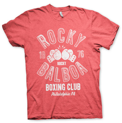 Rocky - Balboa Boxing Club Mens T-Shirt (Red-Heather)