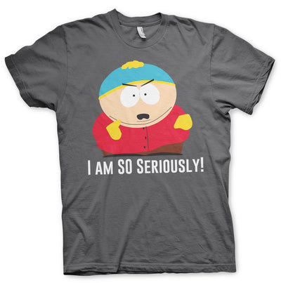 South Park - Eric Cartman - I Am So Seriously Mens T-Shirt (Dark Grey)