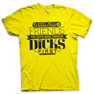South Park - Wade Through The Dicks Mens T-Shirt (Yellow)