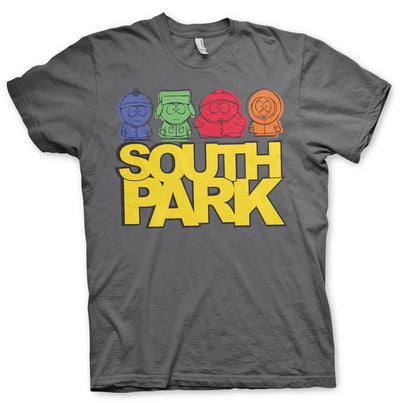 South Park - Sketched Mens T-Shirt (Dark Grey)