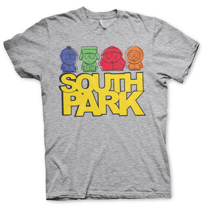 South Park - Sketched Mens T-Shirt (Heather Grey)