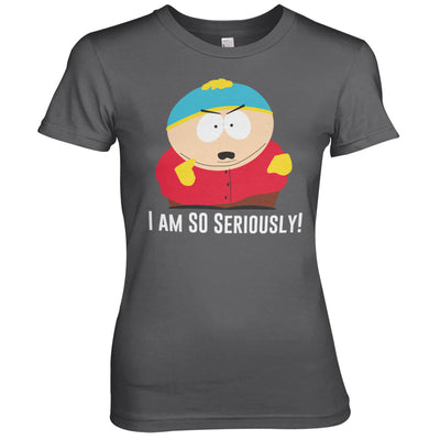 South Park - Eric Cartman - I Am So Seriously Women T-Shirt (Black/Dark Grey)