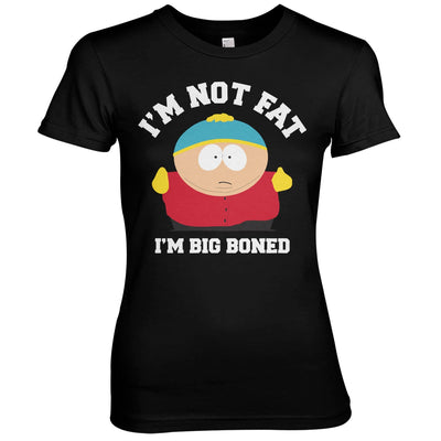 South Park - I'm Not Fat I'm Big Boned Women T-Shirt (Black)