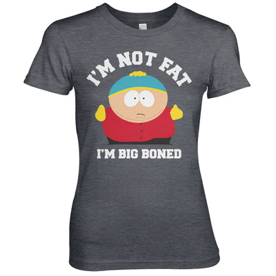 South Park - I'm Not Fat I'm Big Boned Women T-Shirt (Dark-Heather)