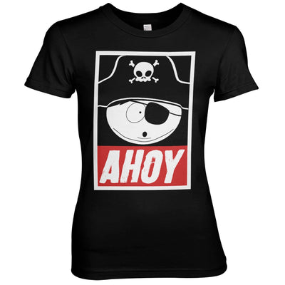 South Park - Eric Cartman - Ahoy Women T-Shirt (Black)