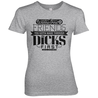 South Park - Wade Through The Dicks Women T-Shirt (Heather Grey)