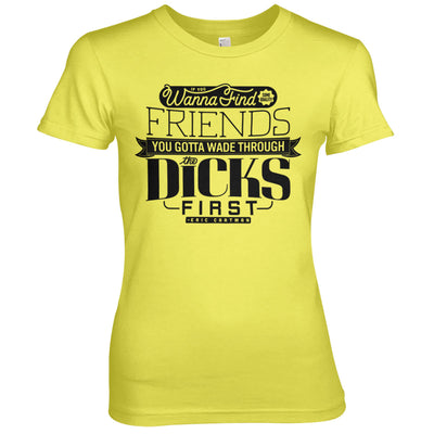 South Park - Wade Through The Dicks Women T-Shirt (Yellow)