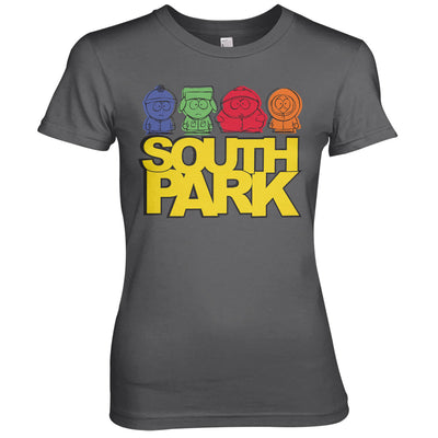 South Park - Sketched Women T-Shirt (Dark Grey)